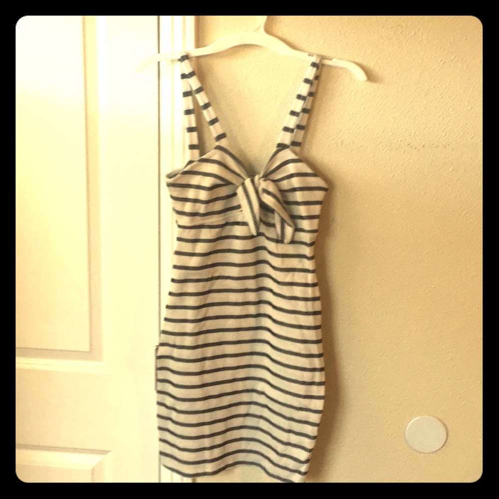 Cute off white and black Mini dress!